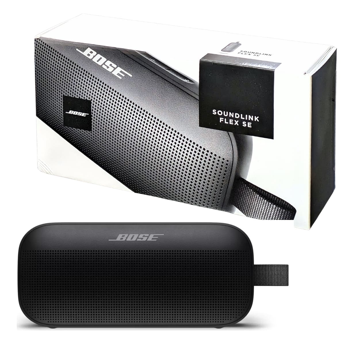 Bose (ボーズ) SoundLink Flex SE Bluetooth スピーカー IP67防塵?防?等級 長時間再生:12 時間 カラー: ブラック SLink Flex BLK CLUB お風呂 キッチン ベランダ アウトドア— リゾート プレゼント