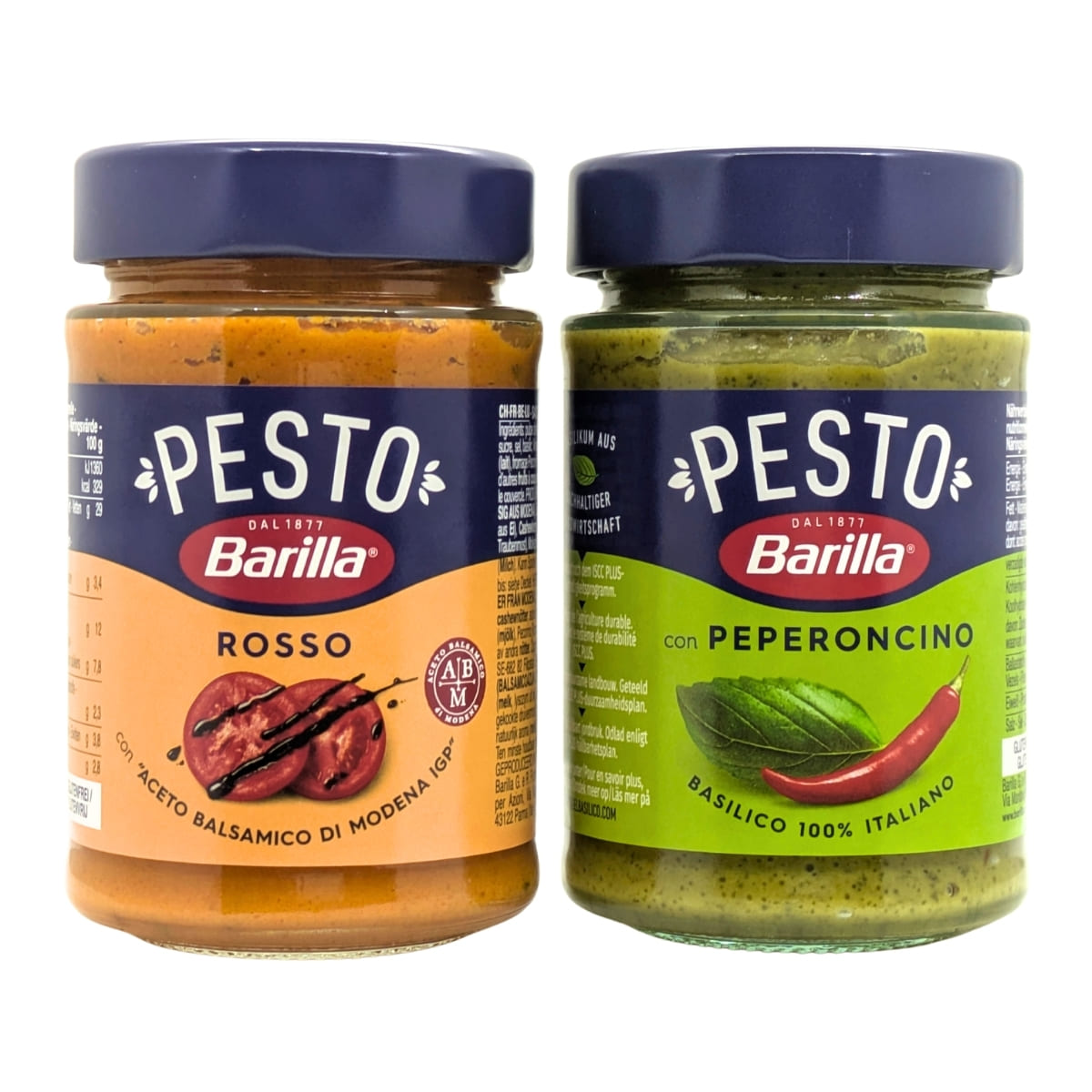 【秋の暮らし 送料無料】バリラ( Barilla) ペースト パスタソース 2種アソート (ロッソ、ペペロンチーノ ) 1本で4人分 イタリア製 ch250903 家族 パーティー イベント ギフト 秋の味覚 食欲の秋 秋の暮らし×買い物マラソン